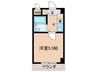 コ－ワ伊丹 1Kの間取り