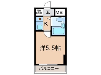 間取図 コ－ワ伊丹