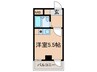 コ－ワ伊丹 1Rの間取り