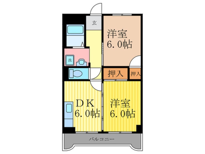 間取図 ハイツ長岡京