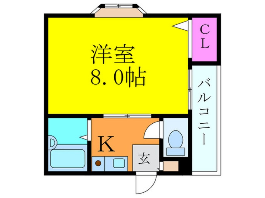 間取図 アベニュ－マエダ