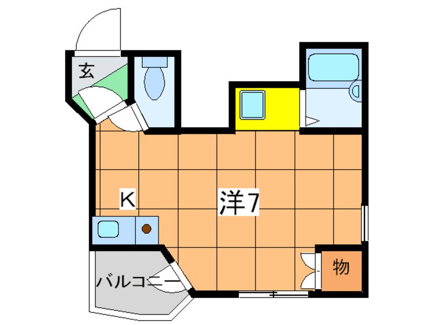 間取図 アビタ小橋