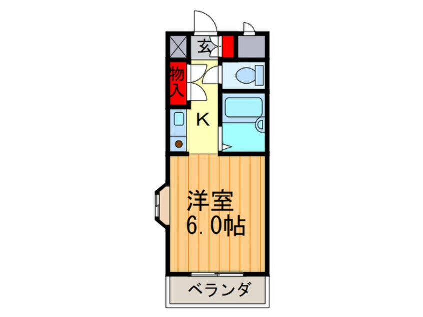 間取図 共栄ハイツ第５