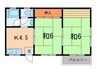 福岡マンション 2Kの間取り