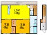 スタンヒル東山本新町 2LDKの間取り