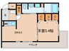 アテナリ－右京 1DKの間取り