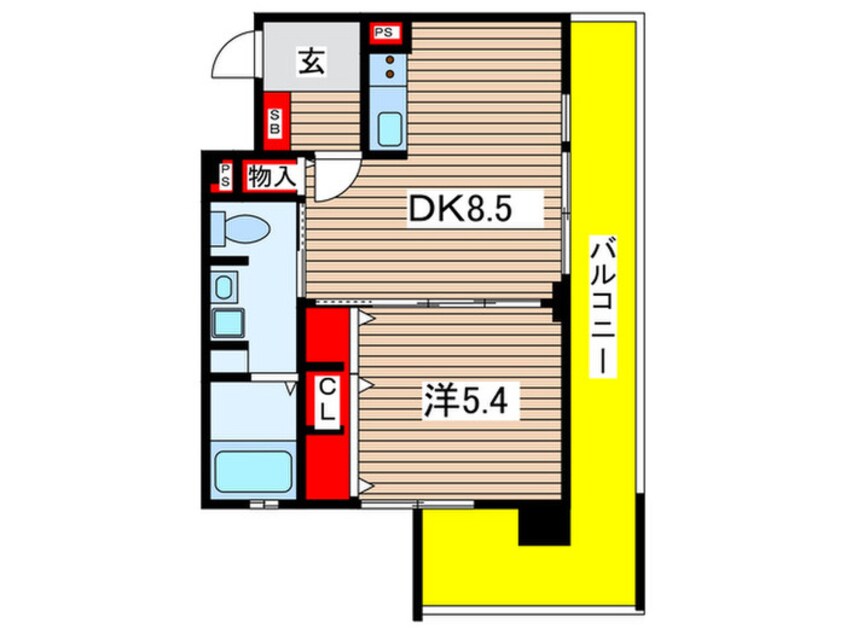 間取図 アテナリ－右京