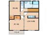 シェーンメーア 2LDKの間取り