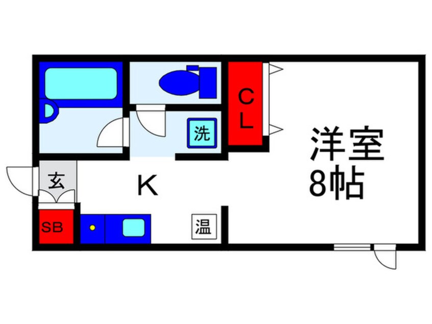 間取図 フオンテ－ヌ曽根