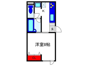 間取図 フオンテ－ヌ曽根