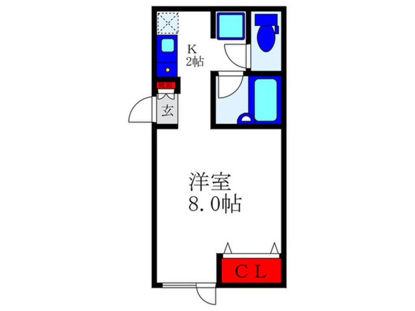 間取図 フオンテ－ヌ曽根