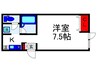 フオンテ－ヌ曽根 1Kの間取り