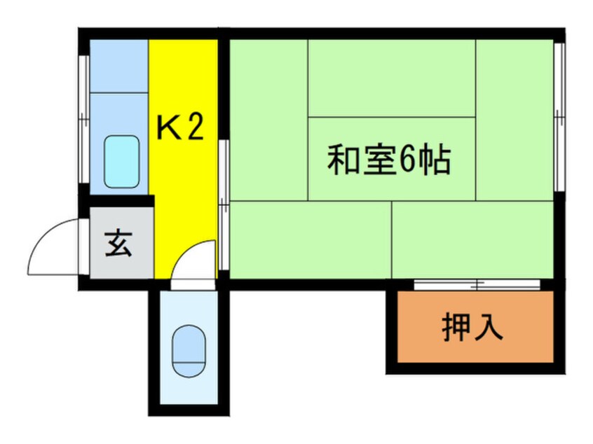 間取図 清宝荘東棟