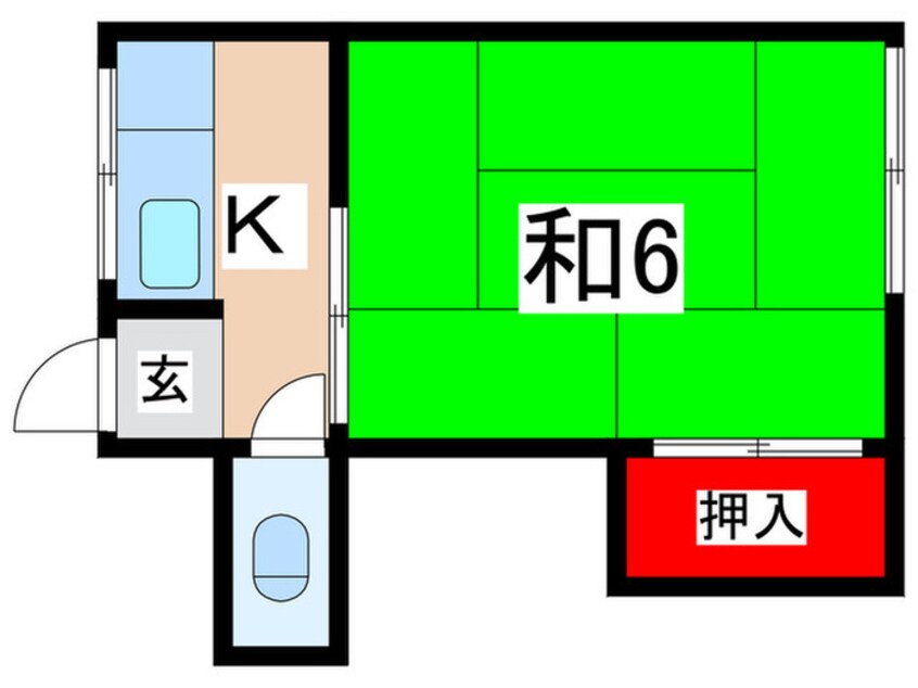 間取図 清宝荘東棟