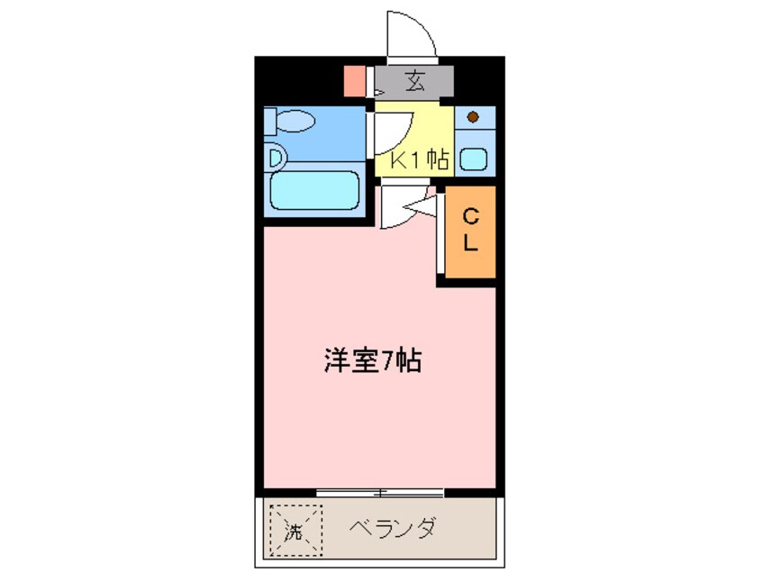 間取図 プレステ－ジ岩本