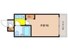 プレステ－ジ岩本 1Rの間取り