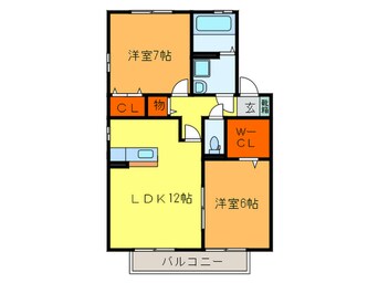 間取図 ディアコ－ト９１　Ｃ棟