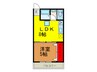 ポルトカーサ東大阪 1LDKの間取り