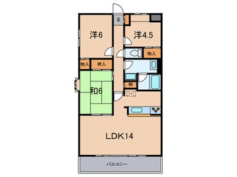 間取図 バウムイセ