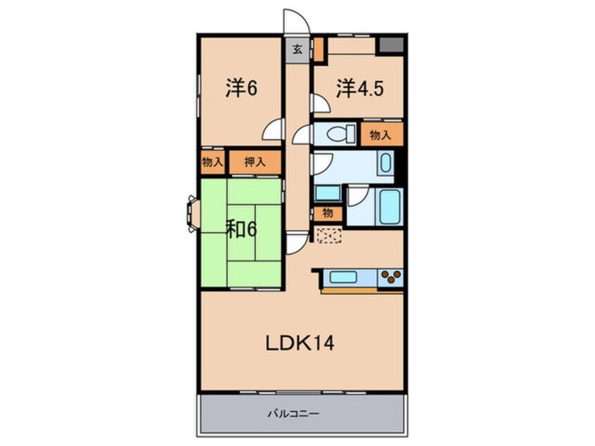 間取図 バウムイセ