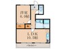 カ－サフェリ－チェＣ棟 1LDKの間取り