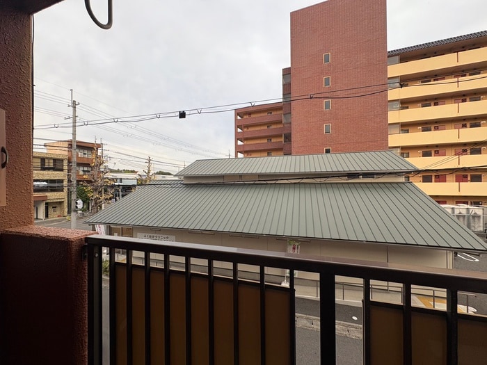 室内からの展望 コーポひなが