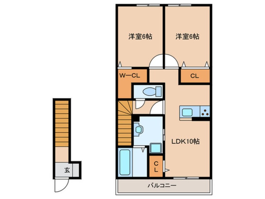 間取図 ベルフィオーレ平田