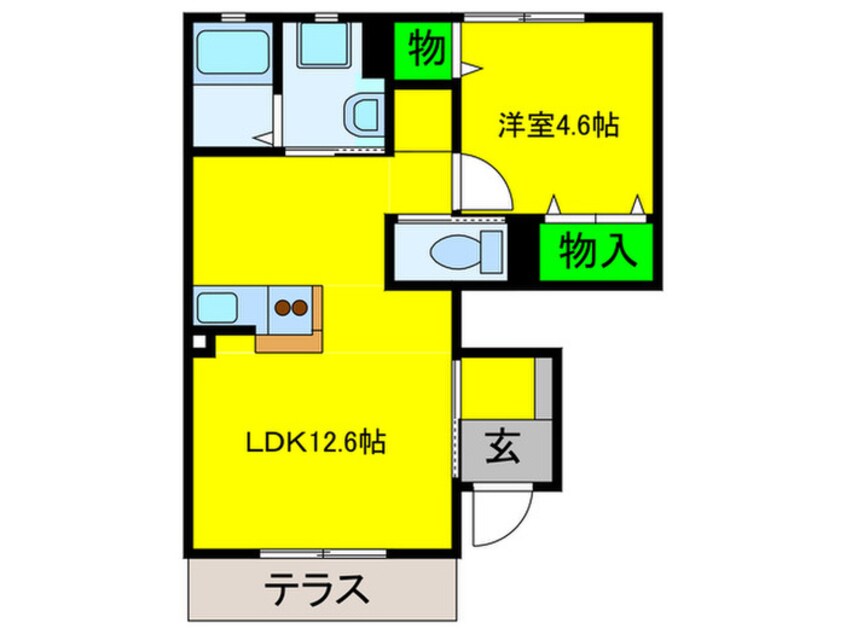 間取図 パナコ－ト加茂