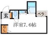 Ｍｓ　Ｈｏｕｓｅ 1Rの間取り