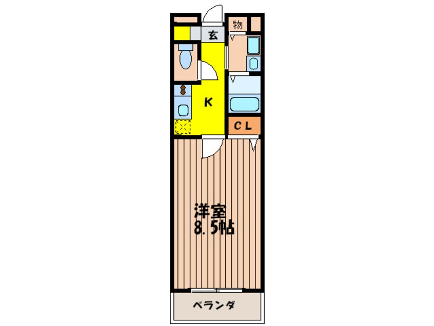間取図 グラ－ス・ジェルメ