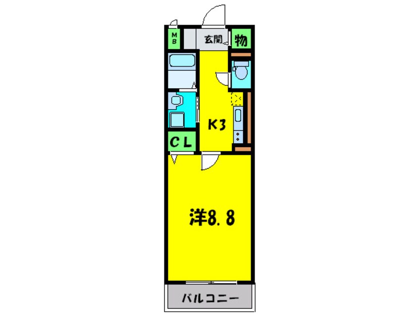 間取図 カザ・カンフォ－ラ