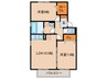Thick　Garden 2LDKの間取り