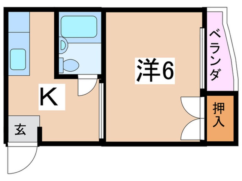 間取図 粉浜ハイツ