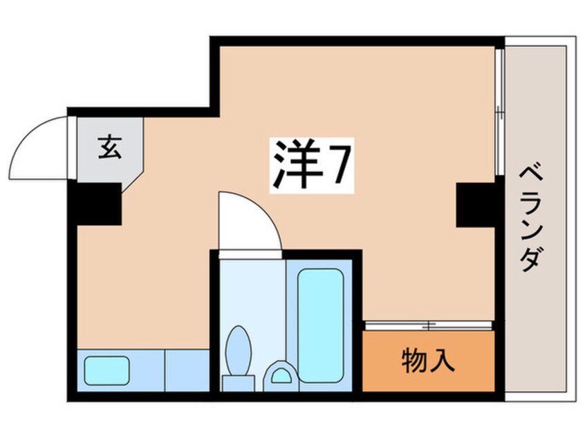 間取図 粉浜ハイツ