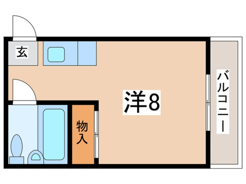 間取図 粉浜ハイツ