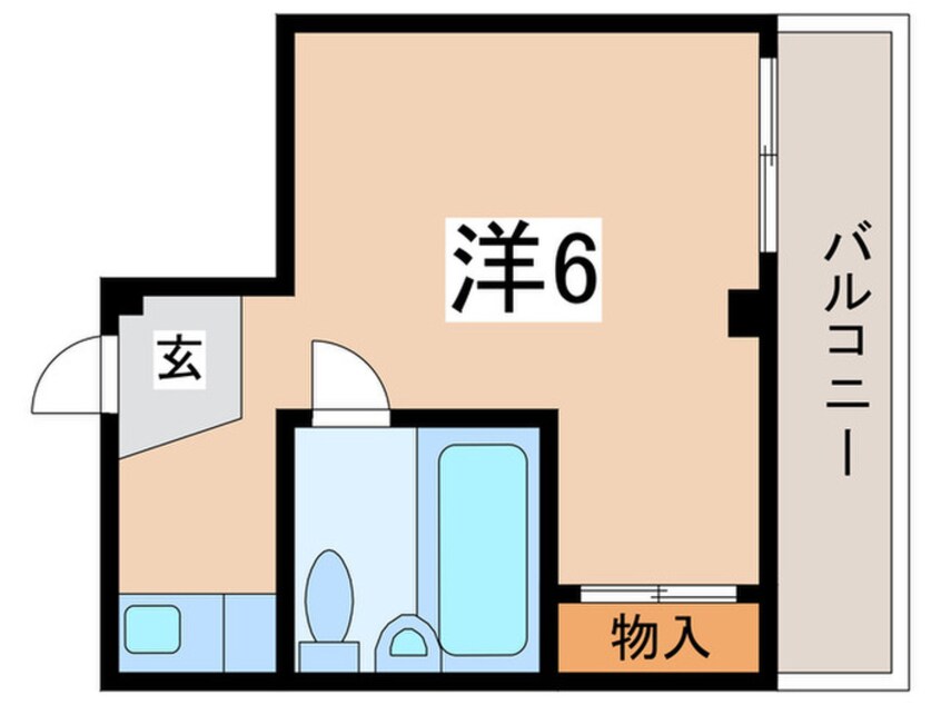 間取図 粉浜ハイツ