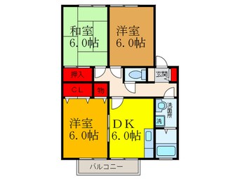 間取図 サンビレッジ南茨木C棟