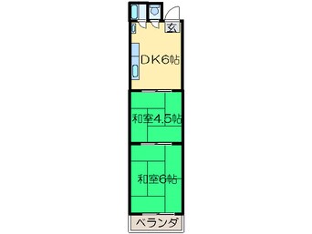 間取図 ジュネスあびこ