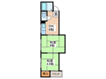 間取図 ジュネスあびこ