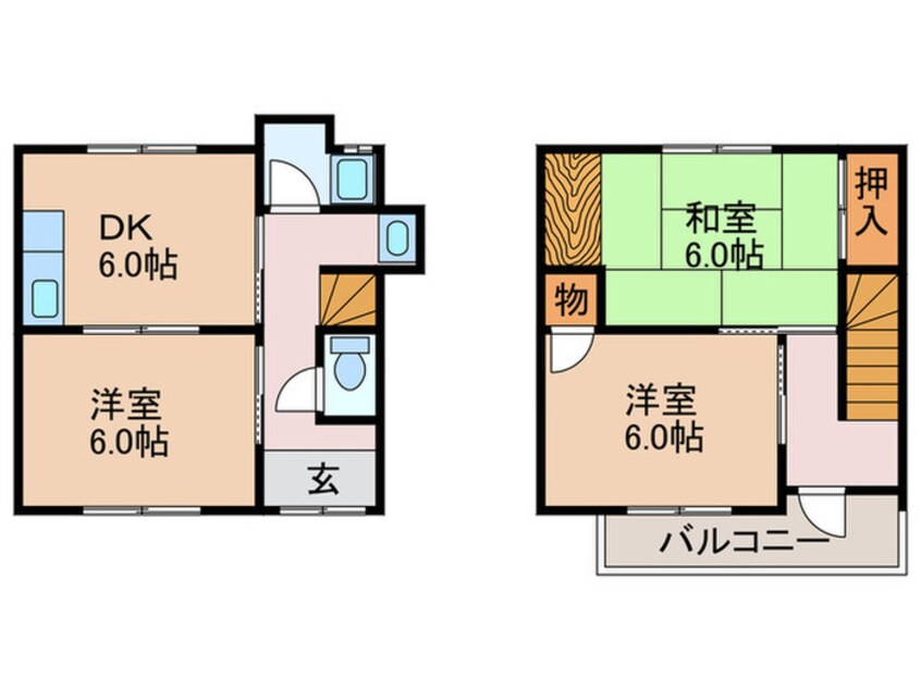 間取図 MAYUMIハウス57号館茄子作東町