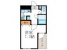 メゾンド－ルグリ－ンハイツ 1Kの間取り