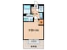 セジュ－ル山添Ｂ棟 1Kの間取り