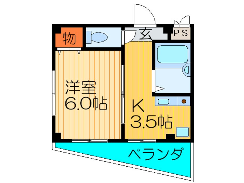間取図 アイボリ－マンション