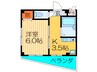 アイボリ－マンション 1Kの間取り