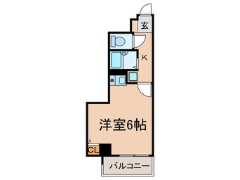 間取図 プレサンス京都清水(201)