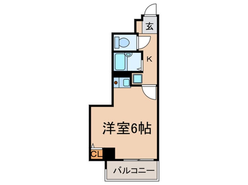 間取図 プレサンス京都清水(201)