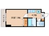 サンセール加藤Ⅱ 1Kの間取り