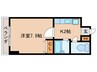 サンセール加藤Ⅱ 1Kの間取り