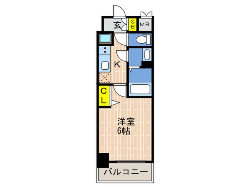 間取図 プレサンス兵庫駅前(905)