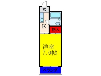 間取図 ハイムマツダ３号館